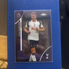 Topps 2025-26 Chrome Sapphire Premier League Micky Van De Ven /10 Black