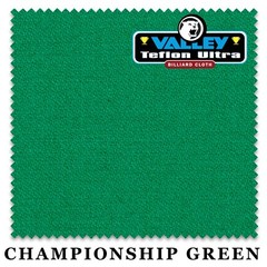 7′ Championship Valley Teflon Ultra Billiard Pool Table Cloth-Championship Green