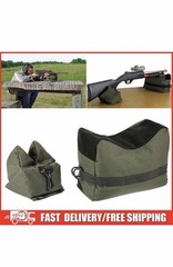 Shooting Range Sand Bag Set Rifle Gun Bench Rest Stand Front Rear Bag for Target
