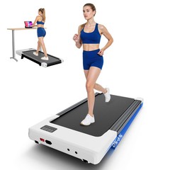 Under-Desk Walking Pad Treadmill 3-in-1, 0.6–3.8 MPH, Incline