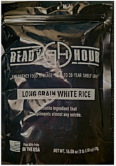 1 Ready Hour Entree/Military Meal/Survival Food /Camping: Long Grain Rice
