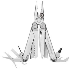 Leatherman 832532 Wave+ Plus Silver Multi Tool Folding Pocket Knife Stainless