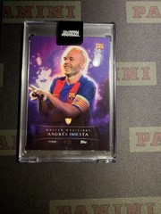2026 Topps Total Football TTF Barcelona Andres Iniesta Master Magicians /25