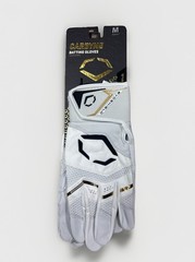 Evoshield Carbyne Wrist Wrap Baseball/Softball Batting Gloves – Team White – M
