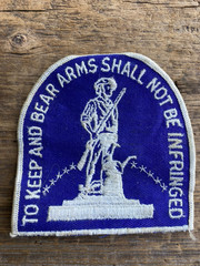 2ND AMENDMENT «TO KEEP AND BEAR ARMS SHALL NOT BE INFRINGED» Patch Hook and Loop