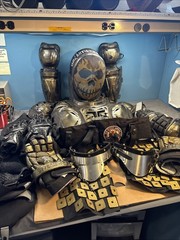 Blue Gauntlet Leatt HEMA equipment Historical european Martial Arts