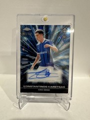 2025-26 Topps Chrome UCC Konstantinos Karetsas RC Black Lazer Auto 57/150 BLA-KK