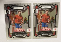 2026 Prizm Monopoly FIFA World Cup Soccer Andres Iniesta #43 Spain (2)