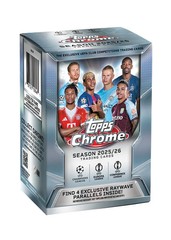 2025-26 Topps Chrome UEFA Club Competitions Soccer Value Box