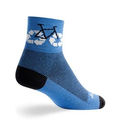 Socks – SockGuy – 3″ Classic Recycle Bike L/XL Cycling/Running NEW