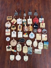 Vintage Golf Bag Tag Lot PGA and Tags Various Locations Robert “Bob” Lewis