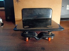 LEAD MASTERS LARGE RAIL PLATE 5 INCHES WIDE X 5 INCHES LONG X 2 INCHES HIGH. NEW