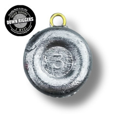 3oz River Coin «Disk» Sinker | Select qty up to 50pcs/9.37lbs | Handcrafted
