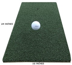 1′ x 2′ Golf Turf Grass Chipping Mats Driving Range Practice Mat With 5mm Foam