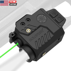 800 Lumens Pistol Light Laser Combo, Strobe Function for Green/Red/Blue Laser an