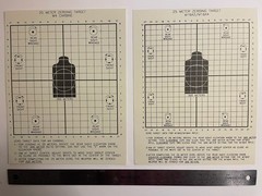 150 Count 2-Sided Card Stock 25 Meter Zeroing Targets 8-3/4″ x 11″ 300m at 25m