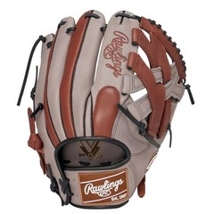 Rawlings HYPER TECH COLOR SYNC All-Around Baseball Glove 11.75 GR6HTCN65 Gray/Br