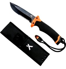 Bear Grylls Ultimate Knife – Fixed Blade Full Tang Blade, Serrated Edge, Whistle