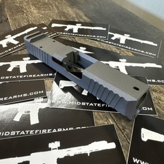 G26 Gen 3 For Glock 26 Slide Rmr Cut With Front And Rear Serrations – Tungsten
