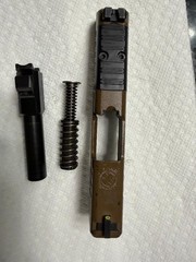 Springfield Hellcat Complete FDE Slide with Barrel Recoil Spring 9mm