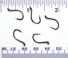 1000 Danielson HCBOBN Black Chrome Octopus Fish Hooks Sizes 8,6,4,2,1/0,2/0