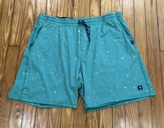 William Murray Golf Shorts Men’s 3XL Teal Novelty Print Drawstring