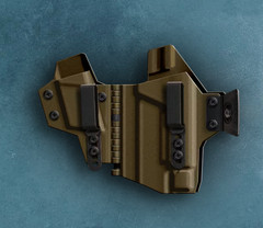 TREX ARMS Sidecar Holster with Mag Carrier G19 Gen 5, TLR-7 HL-X, Left Hand