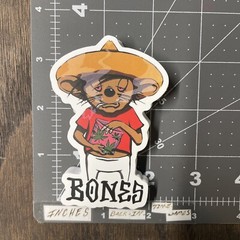 Bones Mouse Adult Humor Sticker For Skateboard Laptop Guitar Ect. B7H