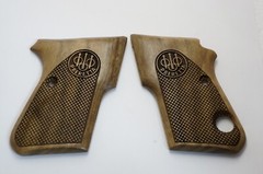 CUSTOM HAND MADE WALNUT *CHECKERED* BERETTA 950 950B 950BS JETFIRE W/ SAFETY CUT