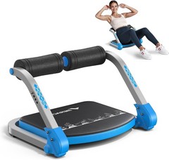 MERACH Ab Machine for Home Gym Adjustable Ab Trainer w/ 3 Resistance for Stomach