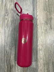 lululemon Pink Stainless Steel Water Bottle 24 fl oz Flip Lock Top Handle