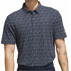 Adidas Ultimate365 Micro Argyle Collegiate Navy/Gray Three Shirt Men