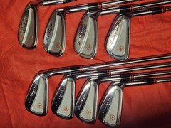 Ben Hogan Apex Plus irons, 3-E wedge. Apex 3(reg) shafts