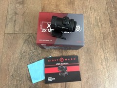 SightMark XTM-3 Magnifier, 3x18mm, Black, SM19065 Red Dot Sight Magnifier