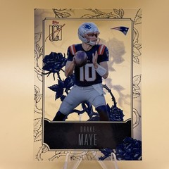 Drake Maye 2025 Topps Signature Class Roses #ROSES-9 SSP (New England Patriots)