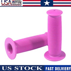New Motorcycle Scooter Bicycle Soft Rubber Handlebar Hand Grip Cover Pink