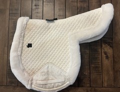 Arma SupaFleece Equine Pad White, 18″, Cotton Polyester, Lined