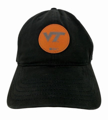Black Clover Virginia Tech Live Lucky Black Snap Back Adjustable Hat 100% Cotton