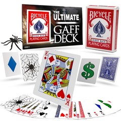 Magic Makers Ultimate Gaff Deck Card Tricks – Special Printed Bicycle Cards