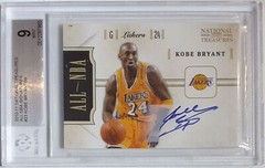 2010 National Treasures Kobe Bryant AUTO /99 All NBA Signatures – BGS 9