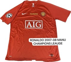CRISTIANO RONALDO SIGNED MANCHESTER UNITED 2008 CL WINNERS JERSEY COA