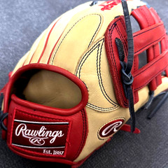 Rawlings Japan Heart of the Hide HOH Glove RHT LH 12.75 Outfielder Camel/Scarlet