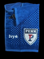 University of Penn (Ivy League) Golf Towel / (6in x 22in) Cotton 58k Stitches