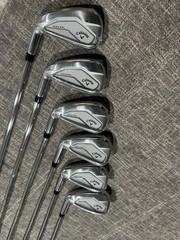 Callaway Elyte Iron Set LH Clubs Reg Flex Steel Shaft. 6-PW, AW