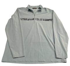 Travis Mathew Swell Season Golf 1/4 Zip Mens XL Blue Quarter Zip, Free Shipping