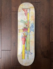 Supreme SS26 Alfredo Martinez M4/M203 Skateboard Deck Size 8.25 New Rare IN HAND