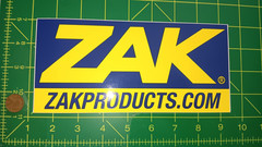 ZAK STICKER DECAL OLD STOCK VINTAGE