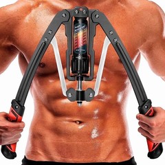 Yes4All Twister Arm Exerciser Adjustable 22-440lbs Hydraulic Power Chest Red