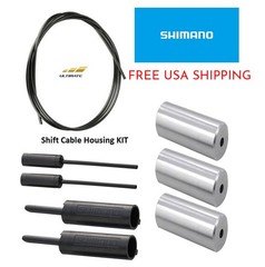 Shimano BLACK SHIFT Cable Housing: 67in / 1700mm with End Caps For Road or MTB