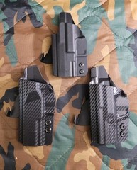 3 Kydex Left-hand Owb Holsters Unknown Fits